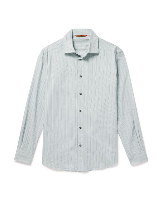Barena Surian Striped Cotton-Oxford Shirt IT 46
