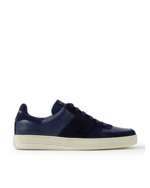 Tom Ford Radcliffe Suede and Leather Sneakers UK 5