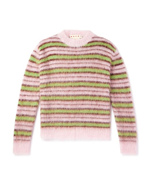 Marni Striped Mohair-Blend Sweater IT 44