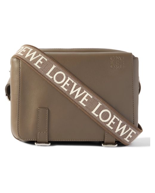 Loewe Military Leather Messenger Bag