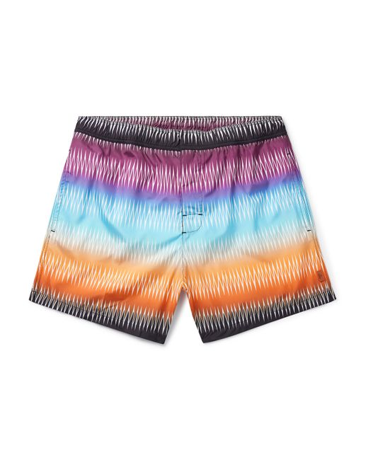 Missoni Slim-Fit Mid-Length Striped Swim Shorts S