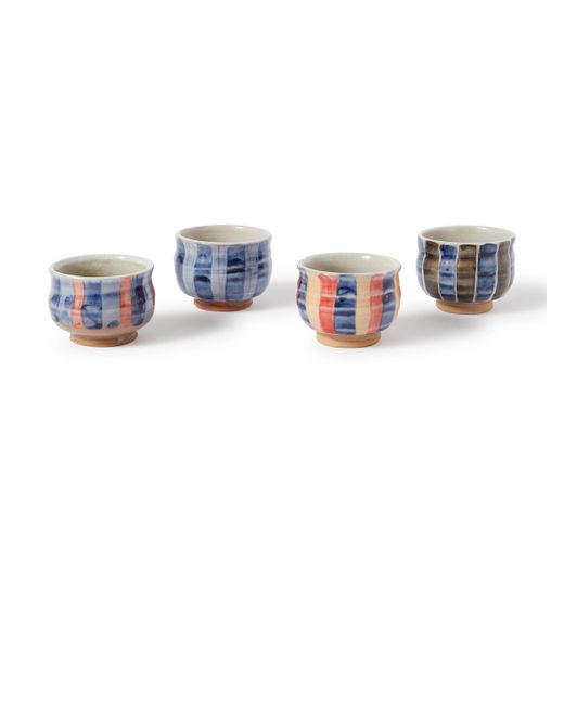 Japanese Craft Asakano Gama Ceramic Sake Cups