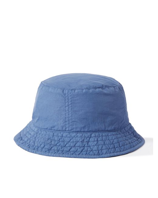 CP Company Logo-Embroidered Garment-Dyed Chrome-R Bucket Hat
