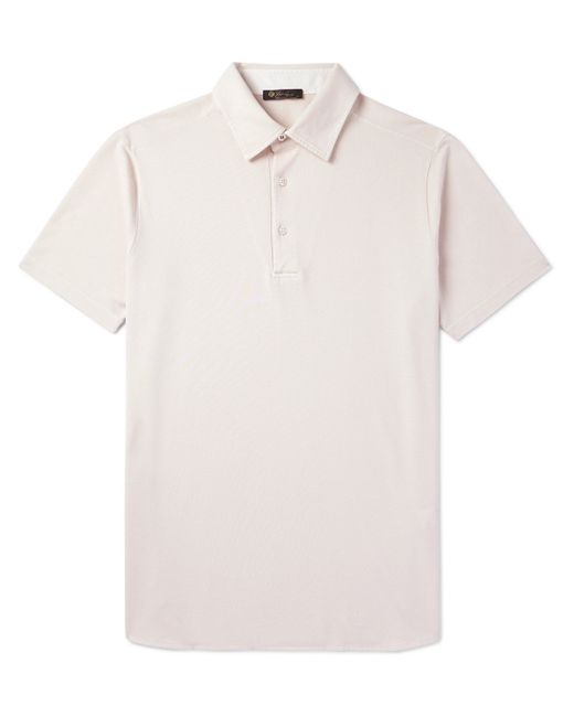 Loro Piana Cotton-Piqué Polo Shirt XS