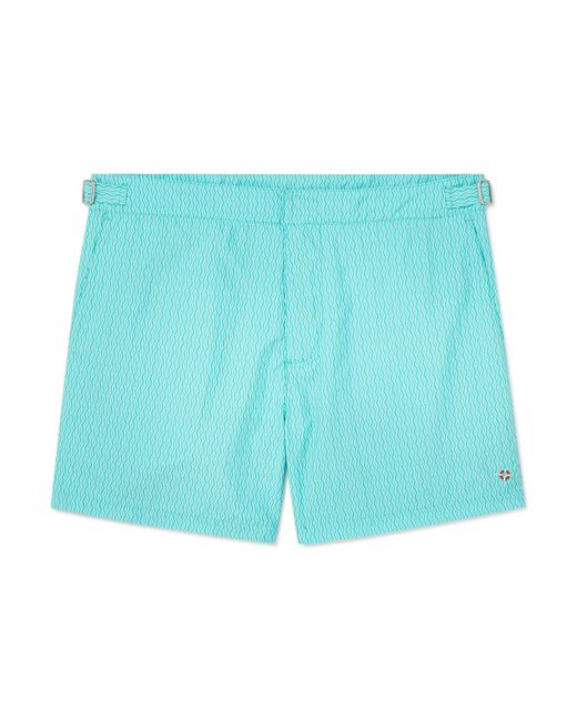 Loro Piana Straight-Leg Mid-Length Printed Swim Shorts S