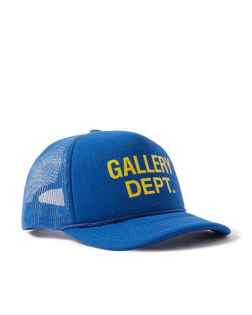 Gallery Dept. Gallery Dept. Logo-Print Twill and Mesh Trucker Cap