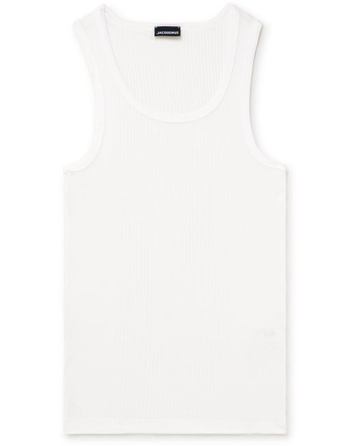 Jacquemus Slim-Fit Ribbed Cotton-Jersey Tank Top S
