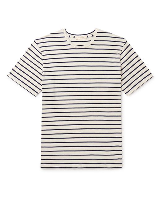 Nili Lotan Pierre Striped Cotton-Jersey T-Shirt M