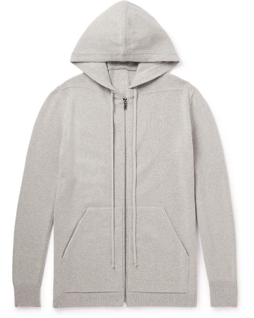 Rick Owens Cashmere and Wool-Blend Zip-Up Hoodie