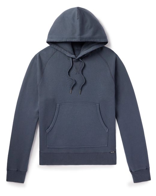 Tom Ford Garment-Dyed Cotton-Jersey Hoodie IT 44