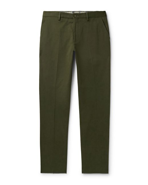 Etro Slim-Fit Cotton-Blend Twill Trousers IT 46