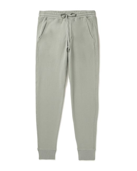 Tom Ford Tapered Garment-Dyed Cotton-Jersey Sweatpants IT 46