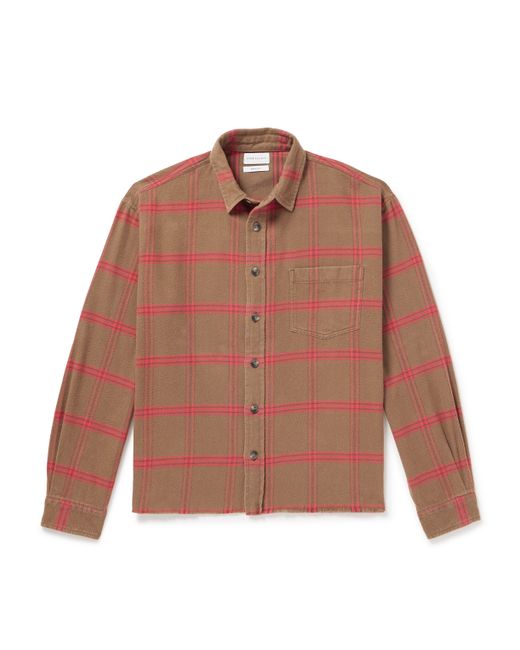 John Elliott Hemi Checked Cotton-Flannel Shirt S