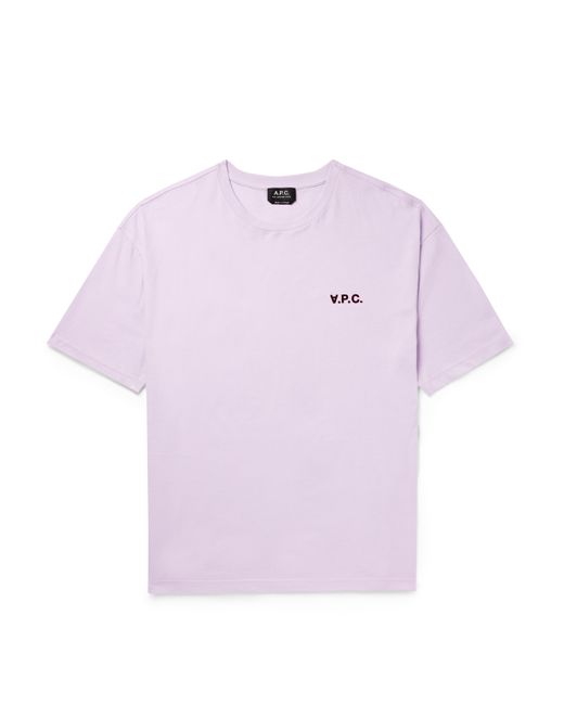 A.P.C. . Joachim Logo-Print Cotton-Jersey T-Shirt XS