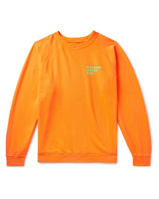 Pasadena Leisure Club Puff Logo-Print Cotton-Jersey Sweatshirt S