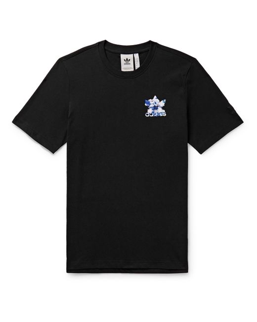 Adidas Originals Logo-Print Cotton-Jersey T-Shirt S