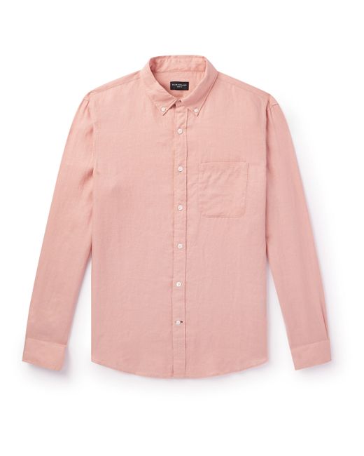Club Monaco Button-Down Collar Linen Shirt XS