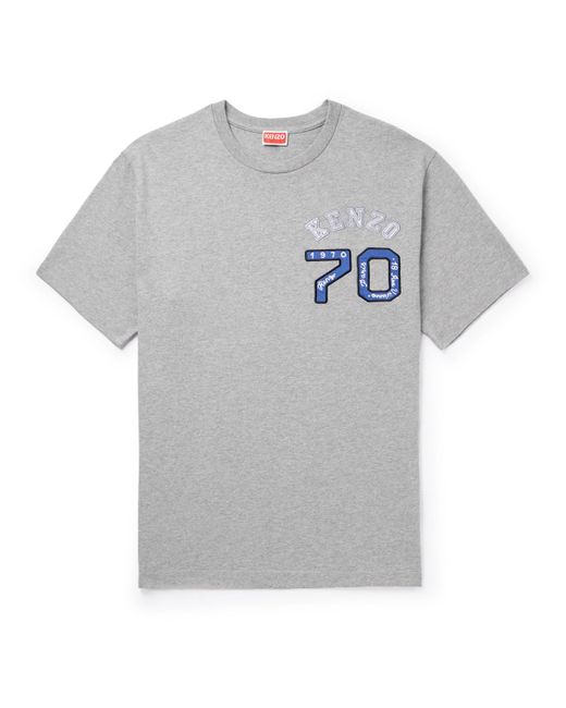 Kenzo Logo-Appliquéd Cotton-Jersey T-Shirt XS