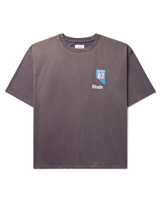 Rhude Logo-Print Jersey T-Shirt XS