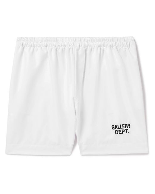 Gallery Dept. Gallery Dept. Zuma Straight-Leg Logo-Embroidered Cotton-Poplin Shorts S