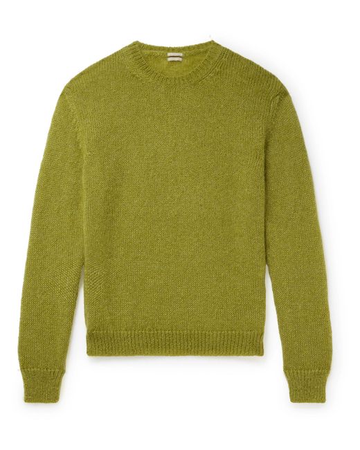 Massimo Alba Alder Brushed Mohair and Silk-Blend Sweater S