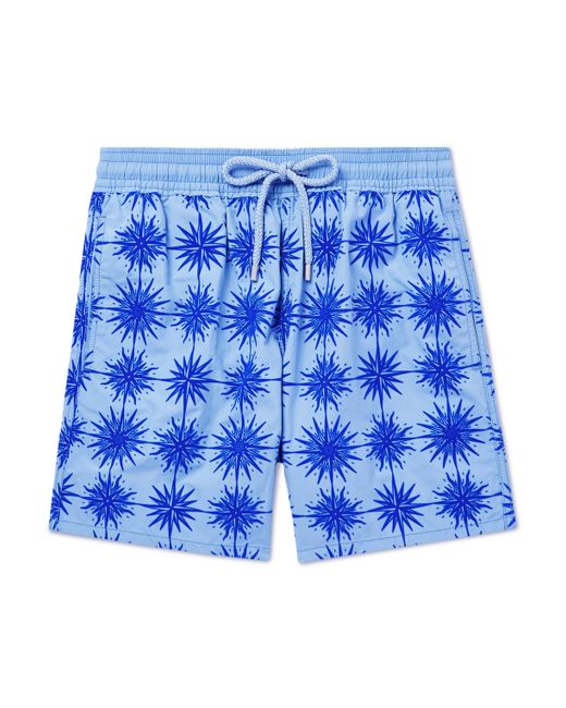 Vilebrequin Moorea Slim-Fit Mid-Length Flocked Recycled Swim Shorts S