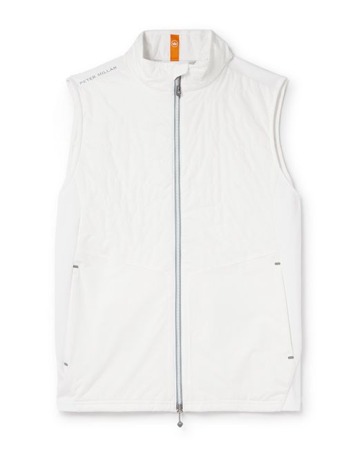 Peter Millar Fuse Elite Quilted Shell and Stretch-Jersey Golf Gilet S