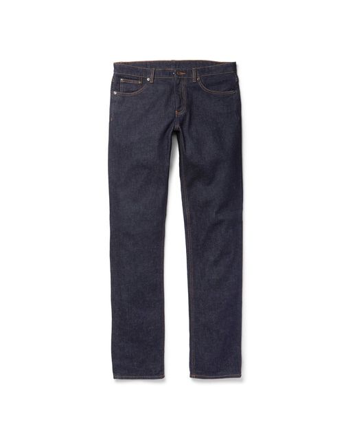 Ermenegildo Zegna Slim-fit Garment-washed Stretch-denim Jeans