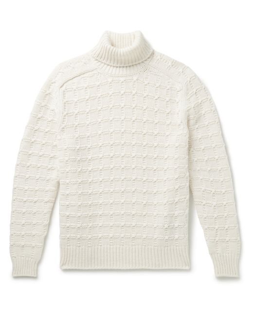 Z Zegna Cable-Knit Cashmere Rollneck Sweater IT 48