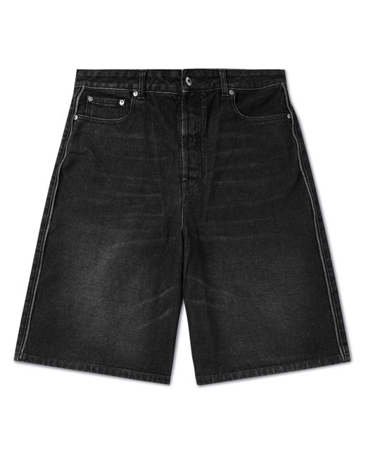 Off-White Wide-Leg Zip-Detailed Denim Shorts UK/US 30