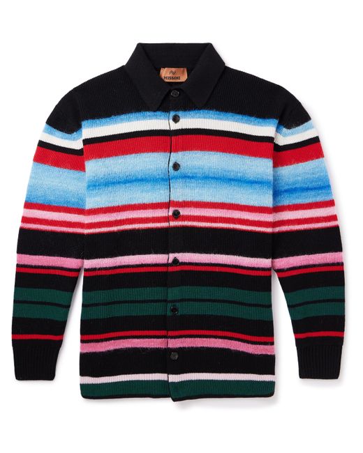 Missoni Striped Wool-Blend Overshirt IT 46