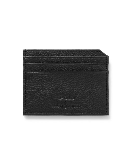 Polo Ralph Lauren Logo-Debossed Full-Grain Leather Cardholder