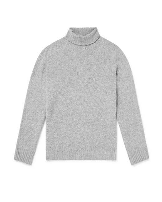 Officine Generale Merino Cashmere and Wool-Blend Turtleneck Sweater S