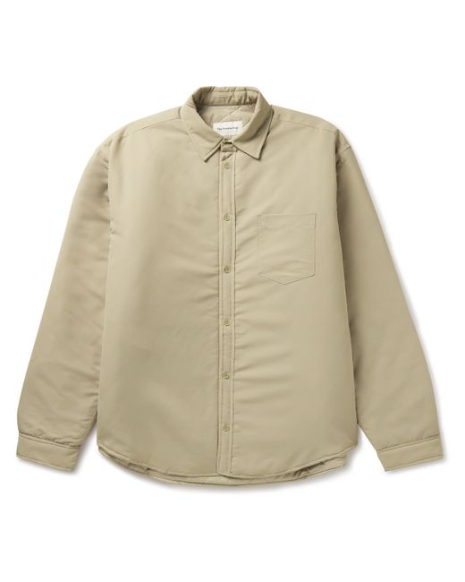 The Frankie Shop Dean Oversized Padded Nylon Shirt Jacket XS