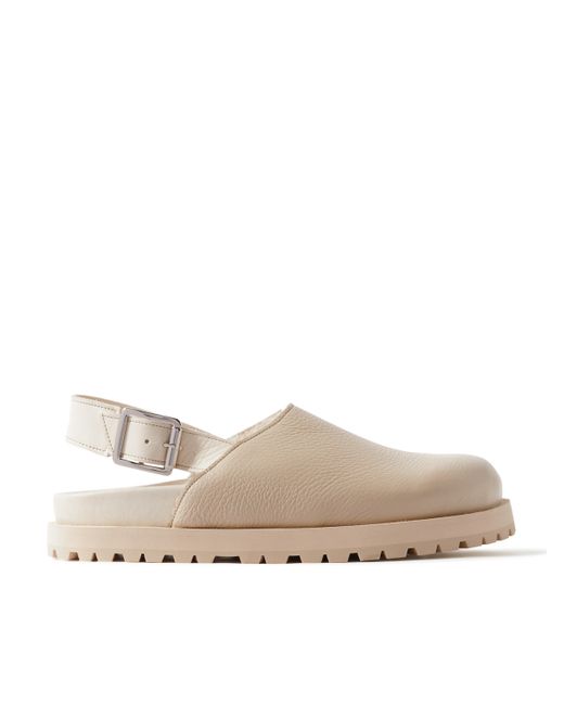Vinny'S Shearling-Lined Leather Sandals EU 40