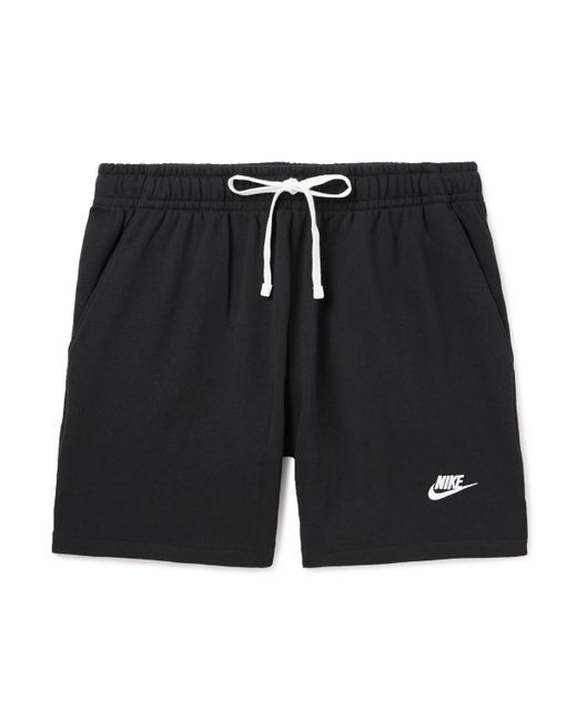 Nike Flow Straight-Leg Cotton-Terry Shorts XS