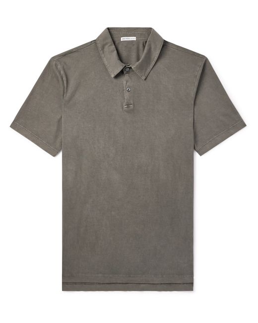 James Perse Supima Cotton-Jersey Polo Shirt 1