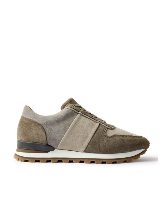 Mr P. Mr P. Panelled Suede Sneakers UK 7
