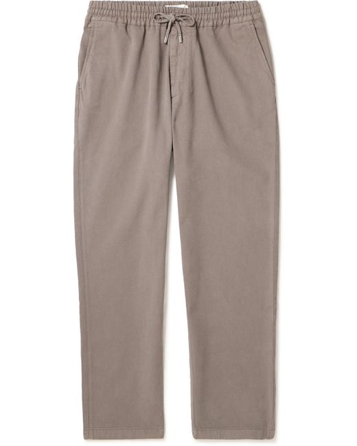 Mr P. Mr P. Straight-Leg Cotton and Wool-Blend Twill Drawstring Trousers 28