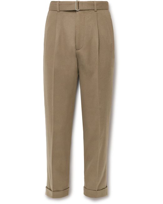 Officine Generale Hugo Tapered Belted Cotton-Blend Corduroy Suit Trousers IT 44