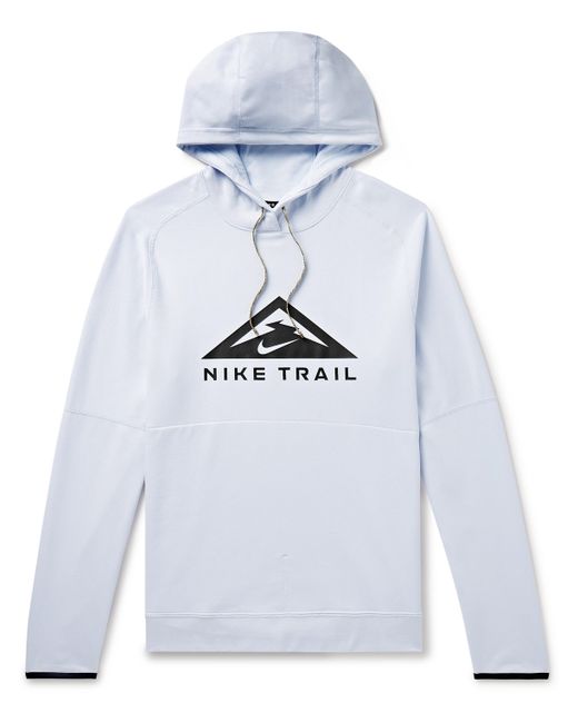 Nike Running Trail Magic Hour Logo-Print Cotton-Blend Dri-FIT Hoodie S