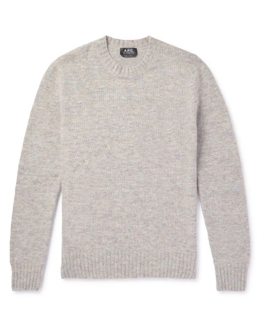 A.P.C. . Lucas Brushed Knitted Sweater XS