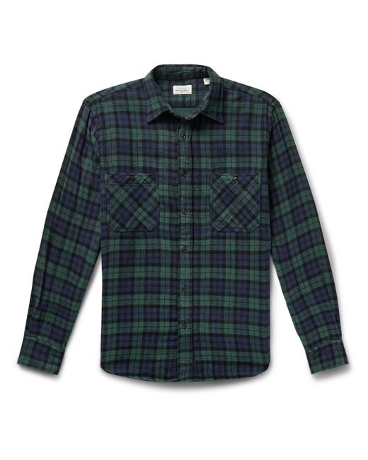 Hartford Checked Cotton-Flannel Shirt S
