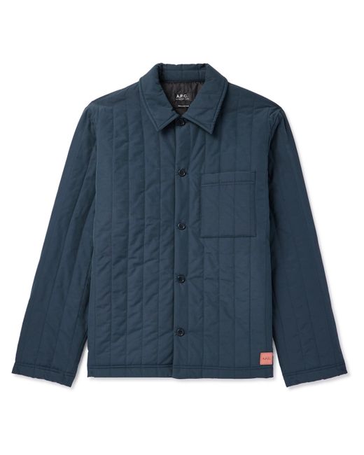 A.P.C. . Hugo Quilted Cotton-Blend Jacket XS