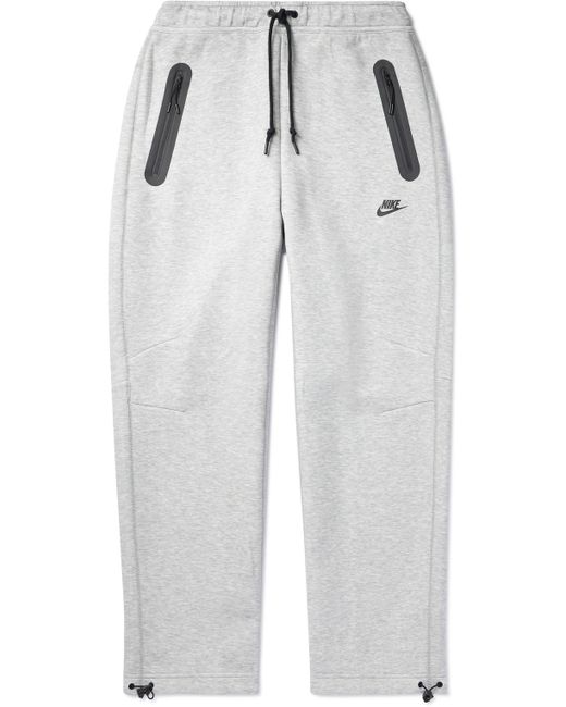 Nike Sportswear Club Straight-Leg Logo-Print Cotton-Blend Jersey Sweatpants M