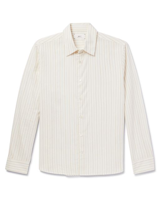 Mr P. Mr P. Pinstriped Cotton and Wool-Blend Shirt XS