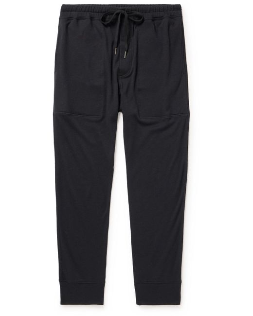 Tom Ford Tapered Cotton-Blend Jersey Sweatpants IT 46