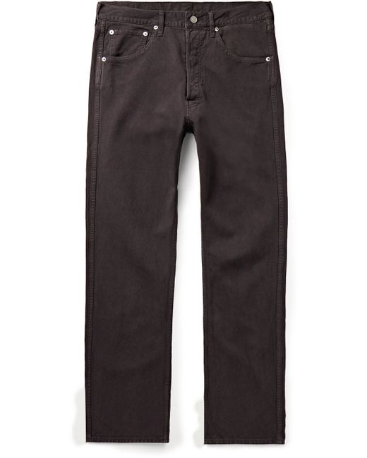 Visvim Fluxus Slim-Fit Straight-Leg Garment-Dyed Cotton-Corduroy Trousers 1