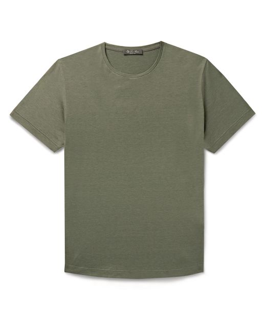 Loro Piana Silk and Cotton-Blend T-Shirt XS