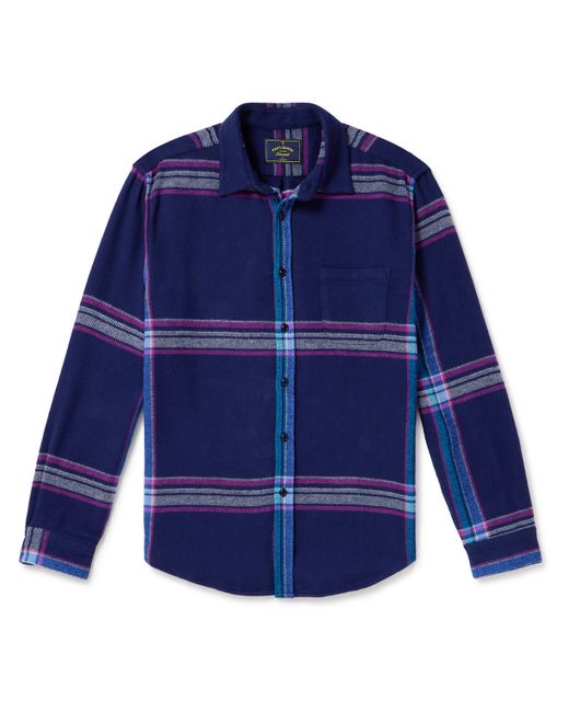 Portuguese Flannel Checked Cotton-Flannel Shirt XS